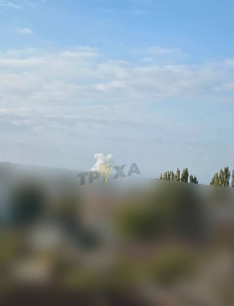 запорожье, обстрел, взрыв, дым