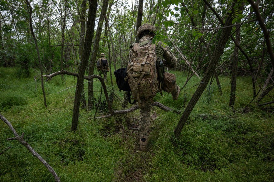 Кадри підготовки морських піхотинців ЗСУ