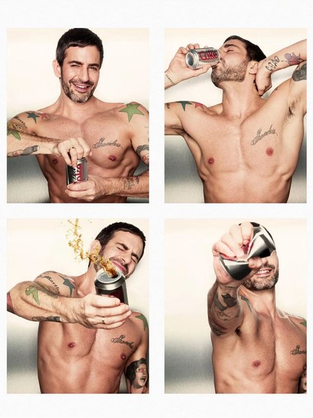 Diet Coke, диет кола, кола без сахара, креативная реклама, кока кола, марк джейкобс