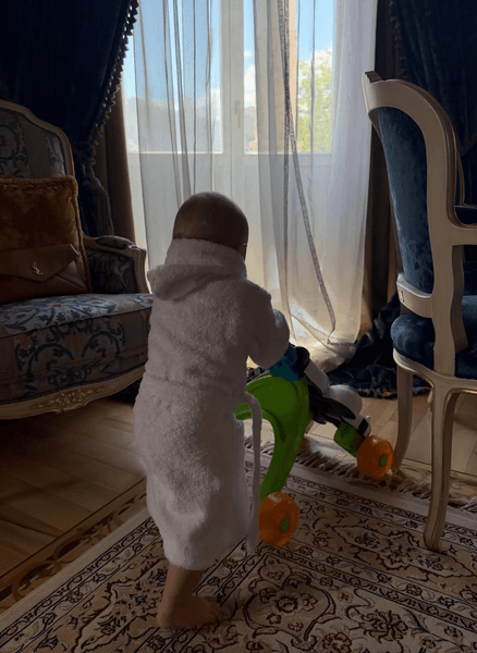 Леся Никитюк с сыном