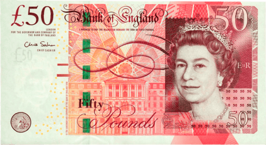 деньги, Елизавета II, королева