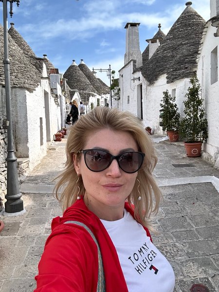 Оксана Ващенко живет в Италии