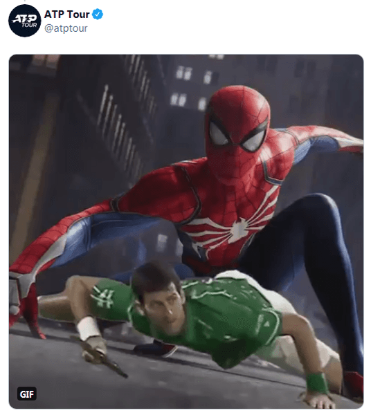 Джокович и Человек Паук