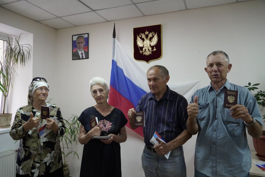 паспорта РФ, российское гражданство, Херсон, оккупация Херсона