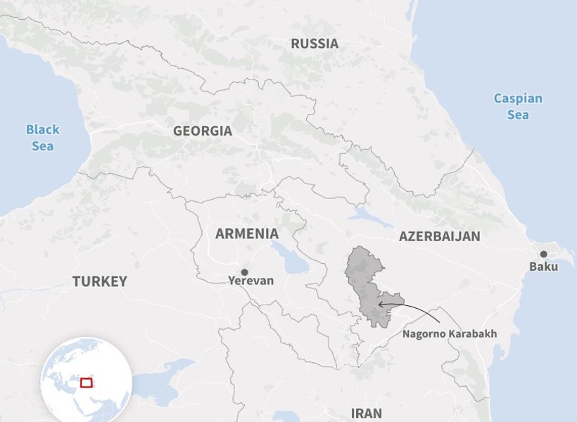 Фото Reuters | Карта местности