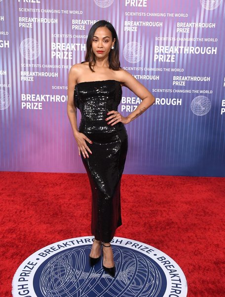 Зої Салдана, актриса, червона доріжка