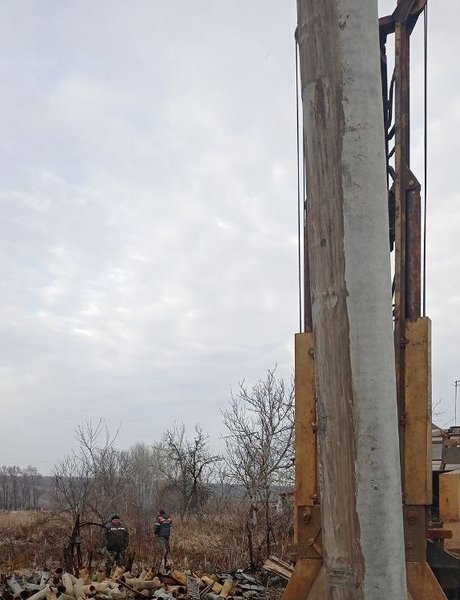 Поврежденная ЛЭП