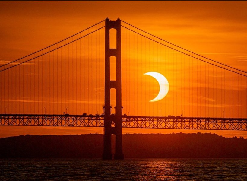 Солнце, затмение, 2021,