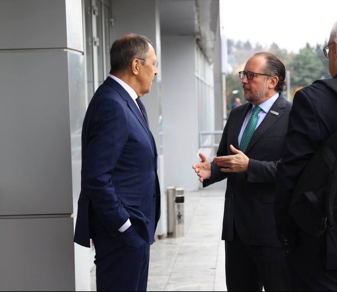 Лавров и министр МИД Австрии