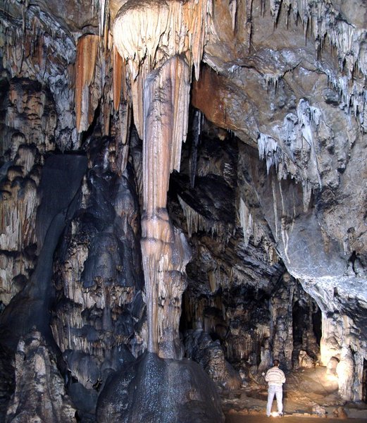 пещера, свет, люди, фото