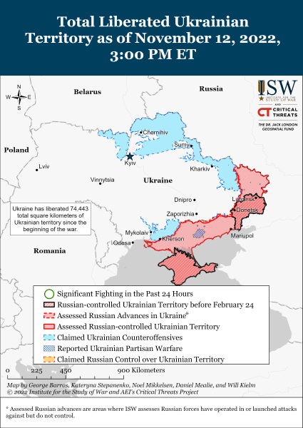 бои в Донецкой области, наступление на Бахмут, контрнаступление ВСУ, отступление из Херсона, ошибка Путина