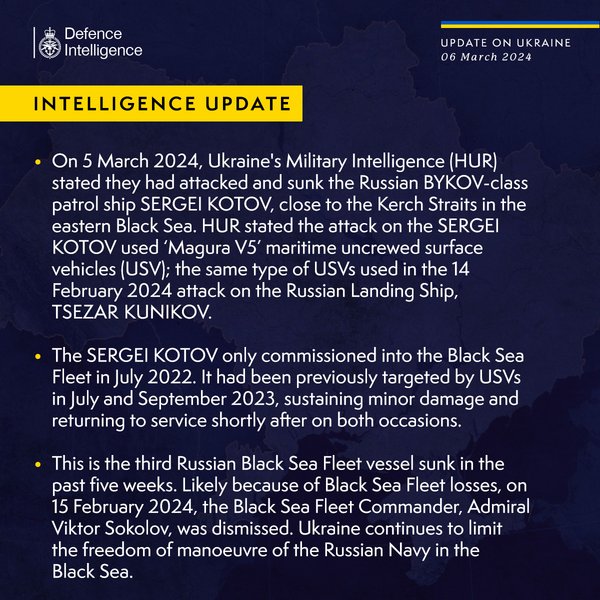 Отчет британской разведки, Великобритания