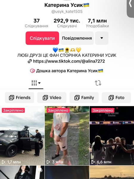 катерина усик збір