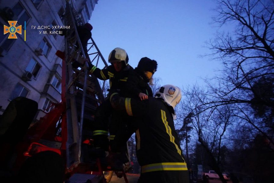 пожар на Святошино