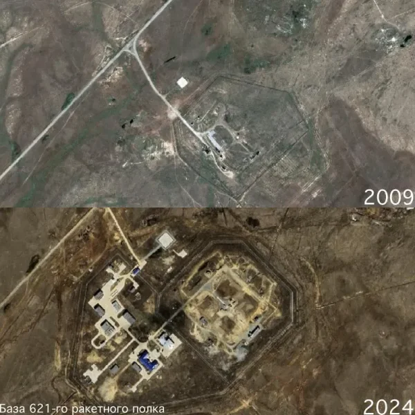 Супутникові знімки військових баз РФ в Оренбурзькій області