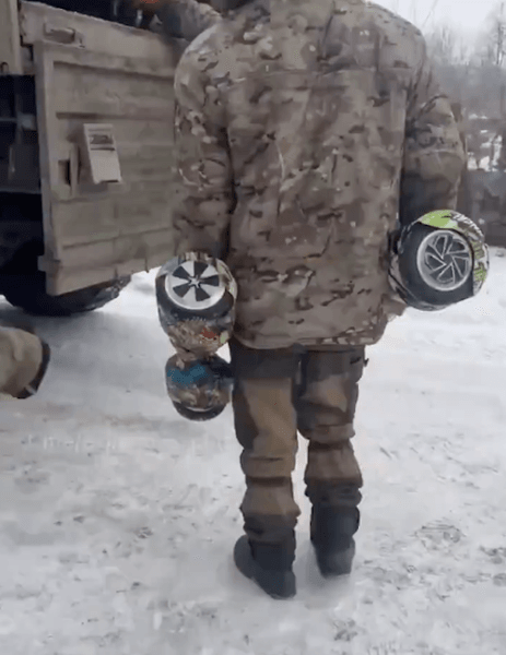 Российские войск, ховерборд