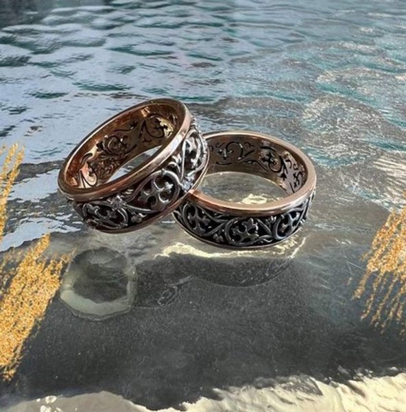 Юлия Мендель, свадьба, кольца