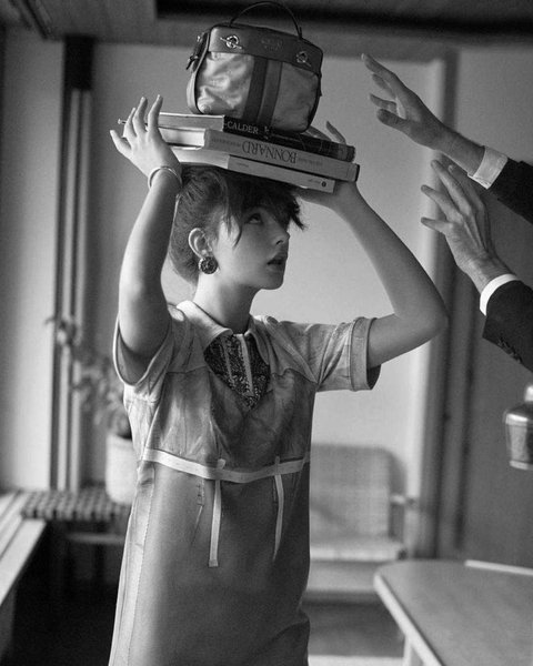 Дева Кассель, фотосессия, Elle