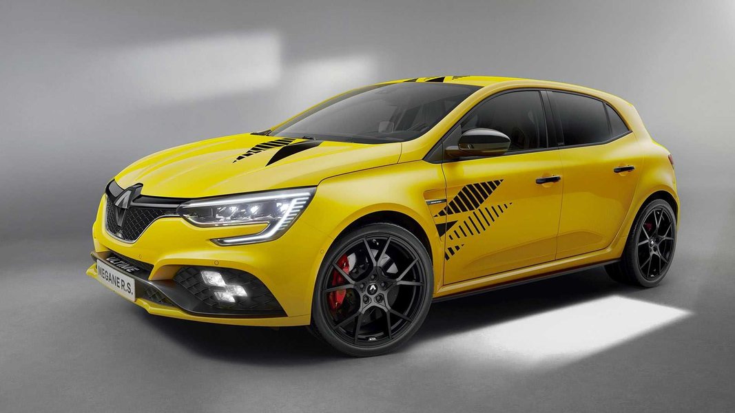 Renault Megane RS Ultime у кольорі Sirius Yellow