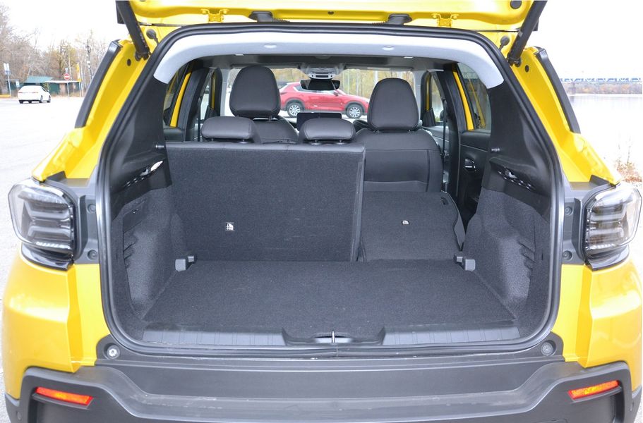 багажник Jeep Avenger, Jeep Avenger, Jeep Avenger, новый Jeep Avenger, кроссовер Jeep, Jeep Avenger