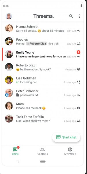 threema, додаток, повідомлення, месенджер