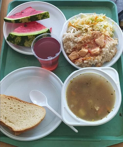 еда, армия, солянка, суп, мясо, рис, покушать, арбуз