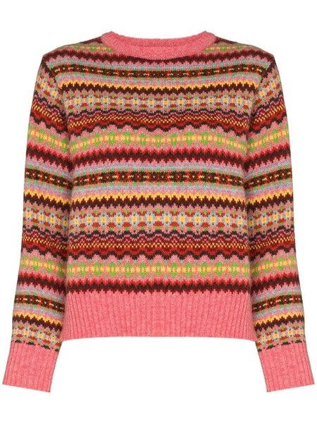 свитер Fair Isle, свитер фэйр айл, модный свитер октября 2021