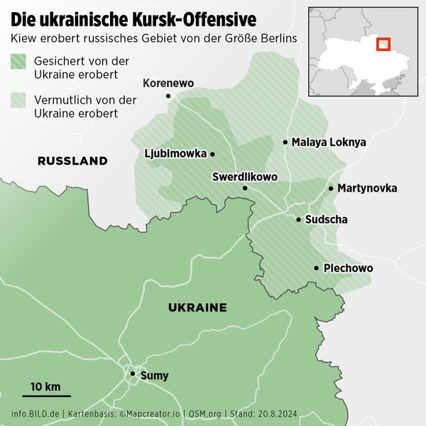 Карта боевых действий