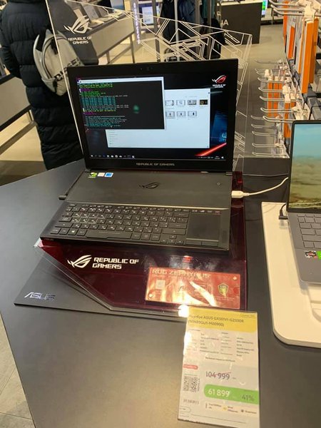 Тестові ноутбуки в магазині Києва добували криптовалюту