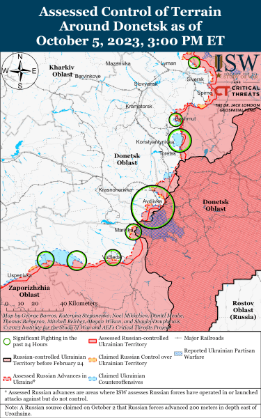 ВСУ продвинулись к железной дороге под Бахмутом и потеряли позиции возле Вербового, — ISW (карты)