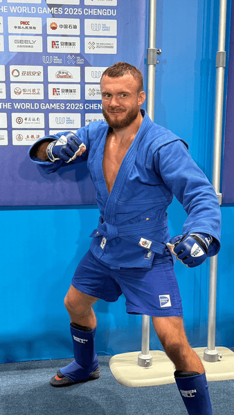 Український самбіст Андрій Кучеренко здобув золото на Всесвітніх іграх 2025