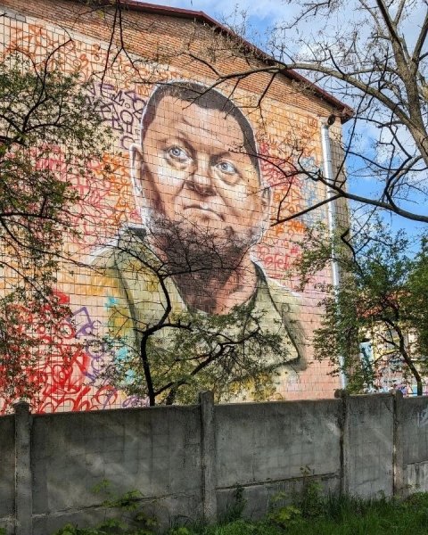 мурал залужний 4 Мурал Залужного