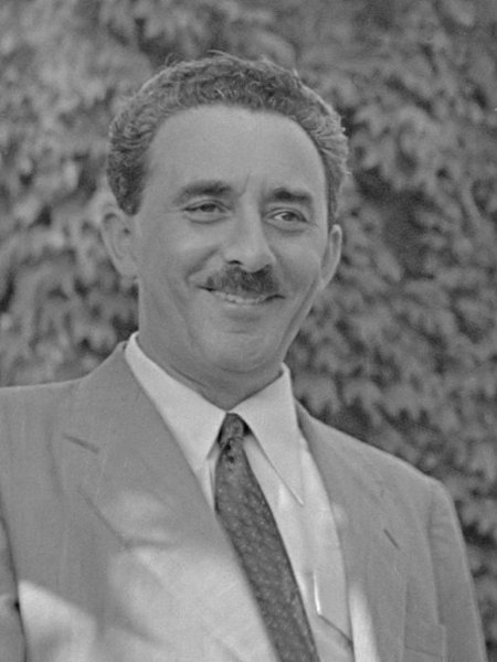 Моше Шарет премьер-министр Израиля, лидер Израиля, ретро фото, архивное фото