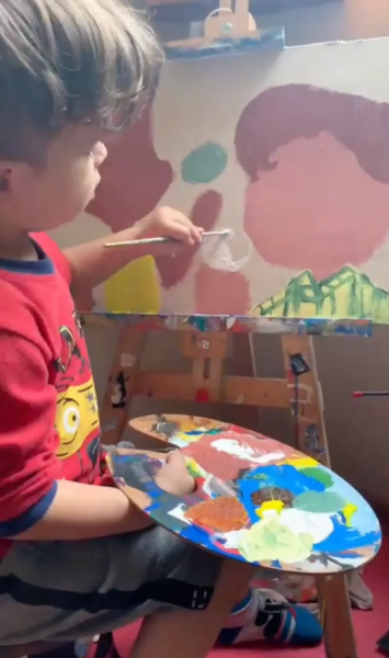 Дете рисува по стените, може ли да бъде забранено и какви последствия ще има това, опитът на самотната майка Адиана Пеня Гарсия от Перу, творчеството на децата, реализацията на таланта в децата