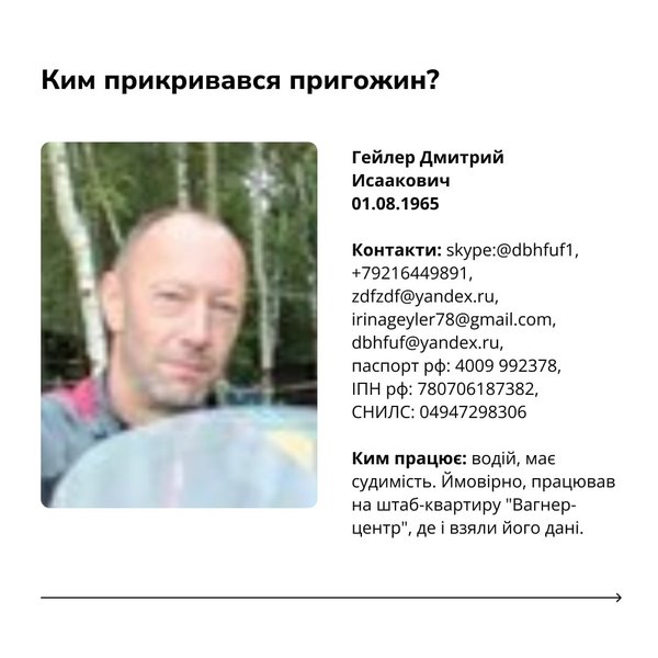 Военный мятеж Пригожина, Евгений Пригожин, поддельные документы, аналитики, фальшивые документы, российский паспорт