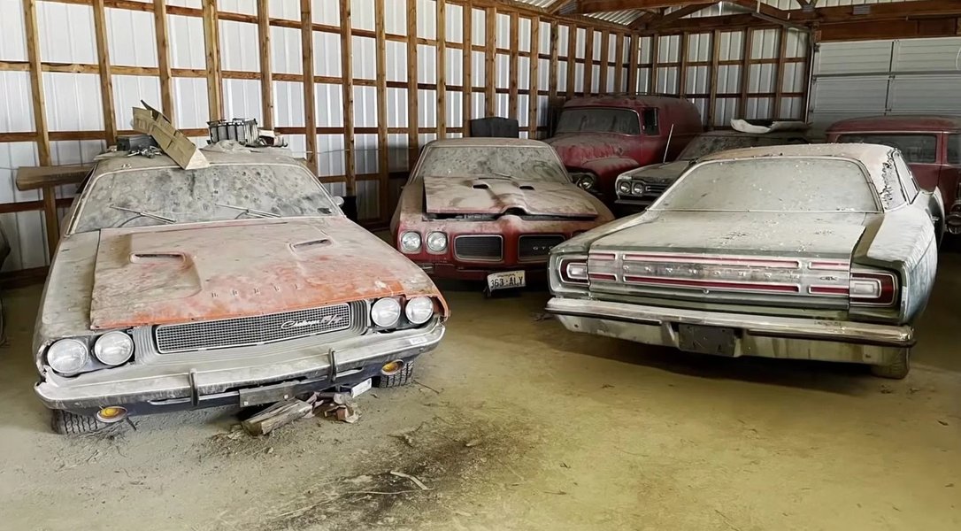 Заброшенные авто, коллекция авто, ретро-авто, масл-кары