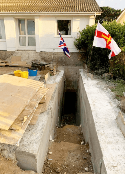 Раскопки бункера