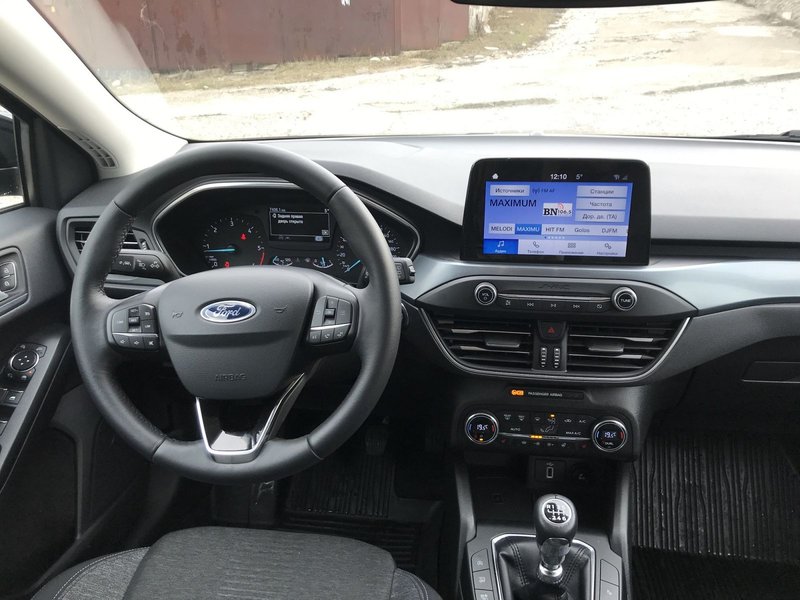 форд фокус 4, интерьер, салон, руль, фото
