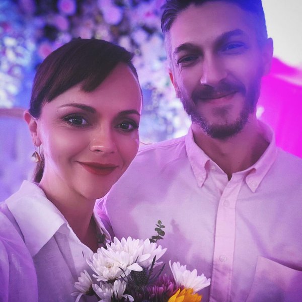 кристина риччи, свадьба, марк хэмптон