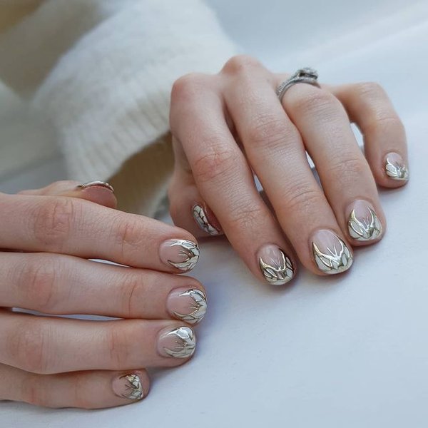 нюдовый маникюр, тренды маникюра, модные тренды, тренды сезона 2021, модный маникюр на осень