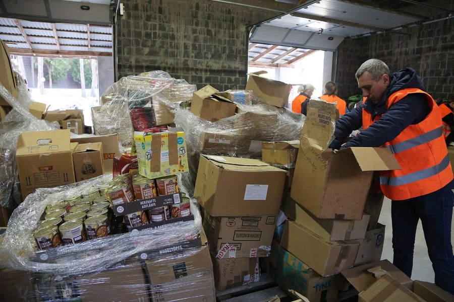 католики волонтеры гуманитарная помощь, рыцари колумба, гуманитарка из польши