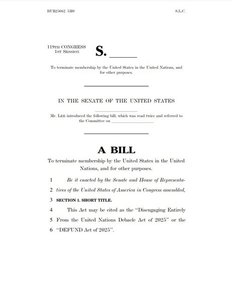 США и ООН, законопроект, республиканцы