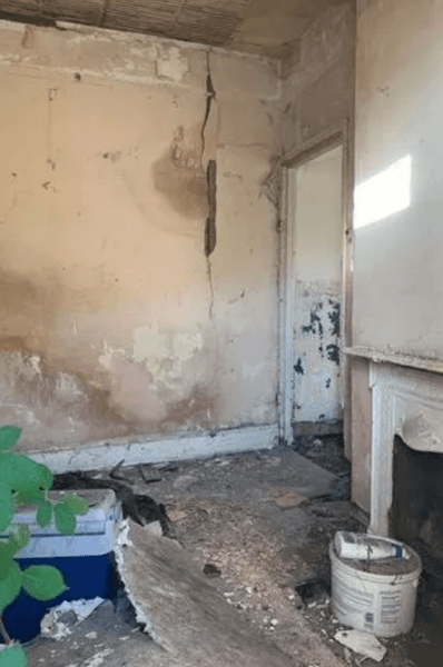 дом, разруха