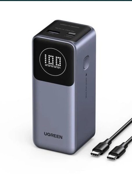 Портативный аккумулятор Ugreen Nexode 12 000 мАч 100 Вт
