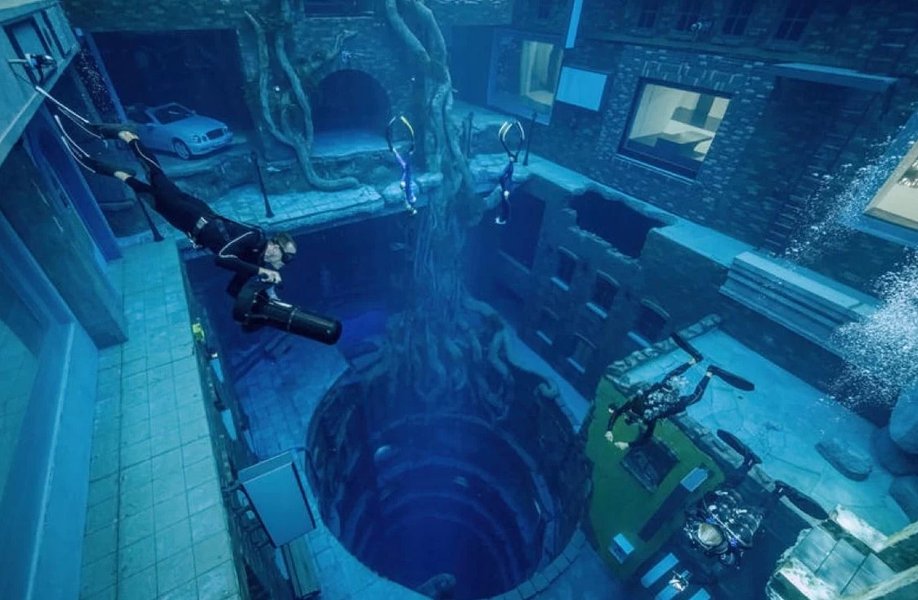 ОАЭ, бассейн, глубина,