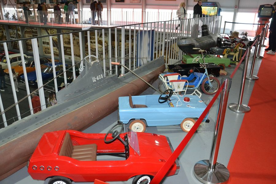 В музее представлены старинные детские игрушки