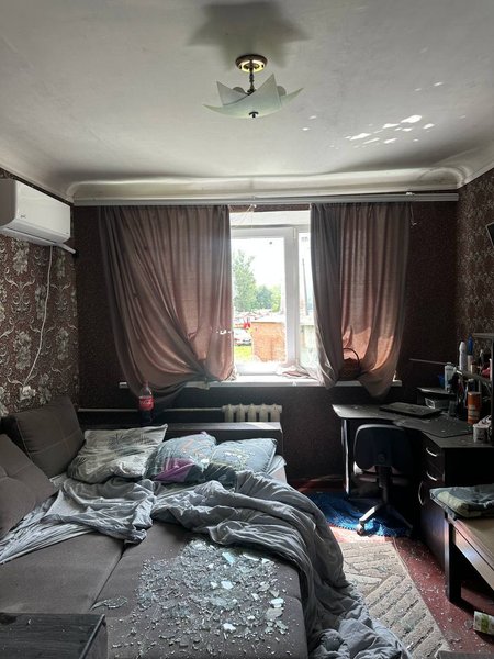 Последствия ракетного удара по Полтавскому району