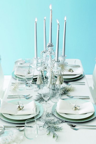 как украсить новогодний стол 2020, фото, пример, сервировка новогоднего стола 2020