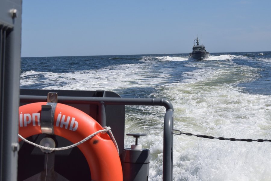 ВМС України прийняли катери "Ірпінь" і "Рені"