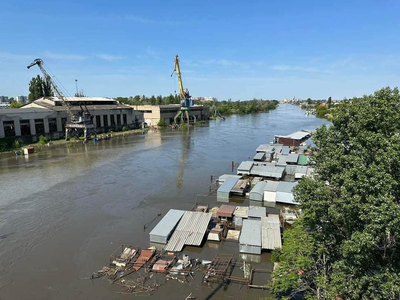 подрыв, гэс, затопление